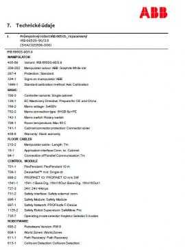 Andet udstyr Robot ABB IRB 6650S-90/3,9 |  Savteknisk udstyr | Tømrer maskineri | Metrie s.r.o.