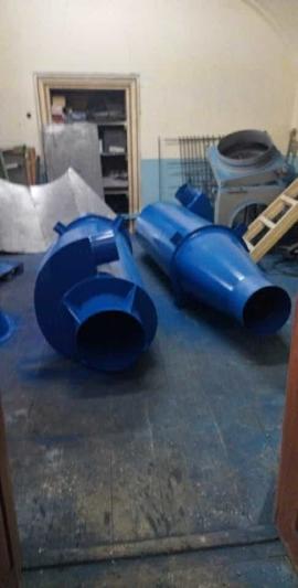 Udsugningsanlæg Cyklonový odlučovač pílin  |  Tørrerier, luftteknisk udstyr | Tømrer maskineri | Juraj polovka šneky výroba 