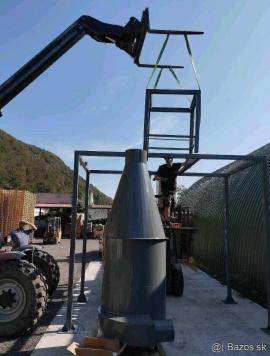 Udsugningsanlæg Cyklonový odlučovač pílin  |  Tørrerier, luftteknisk udstyr | Tømrer maskineri | Juraj polovka šneky výroba 