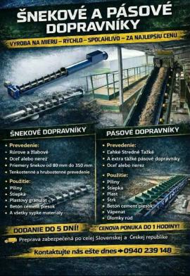 Andet udstyr Strojtatry |  Savteknisk udstyr | Tømrer maskineri | Juraj polovka šneky výroba 