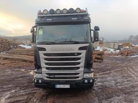 Trætransporter Scania R450 |  Transport- og styregrej | Tømrer maskineri | Tartak Drewbud